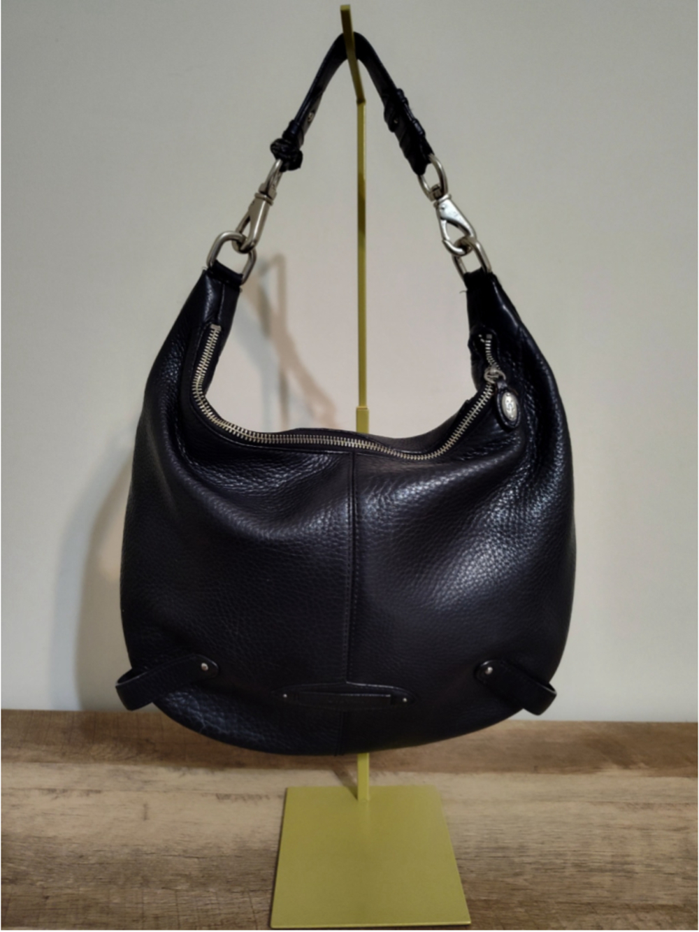 Women's Cole Haan Black Leather Hobo Bag One Size